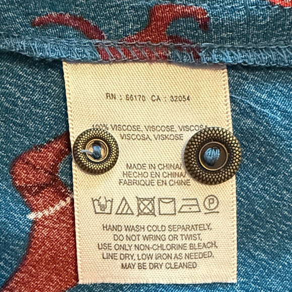 Anthropologie Dachshund Print Doxie Dog Lover Belted Long Sleeve Shirt Dress - Picture 6 of 7